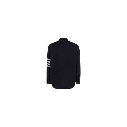 Thom Browne Blue Wool Oves Aries Dress Shirt