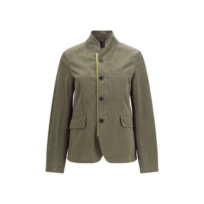 Fendi Bicolor Cotton Full-Length Jacket