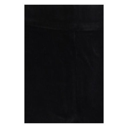 Avenue Montaigne Black Cotton Flared Pants