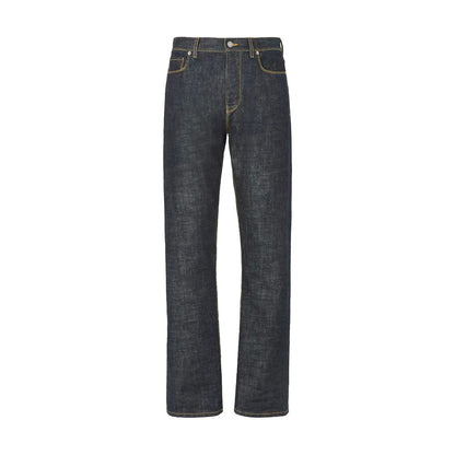 Fendi Blue Cotton Slim Fit Jeans