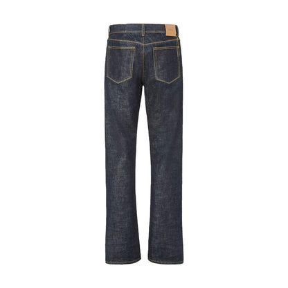 Fendi Blue Cotton Slim Fit Jeans