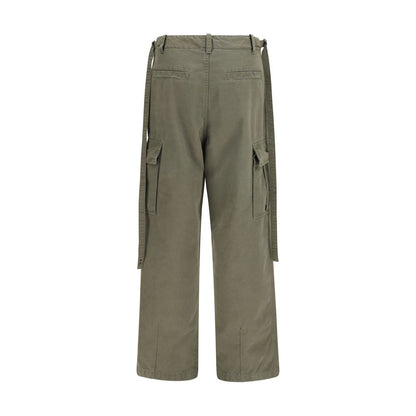 Fendi Bicolor Cotton Cargo Pants
