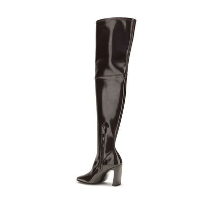 Stuart Weitzman Brown Rayon Over The Knee