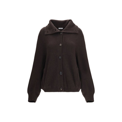 Brunello Cucinelli Brown Cashmere Cardigan