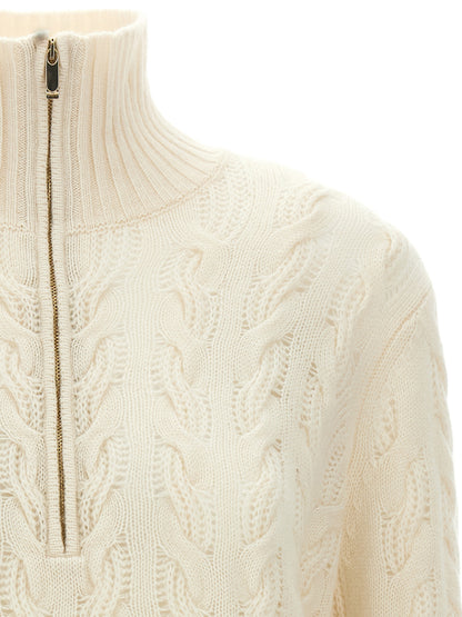 Max Mara White Wool Cardigan