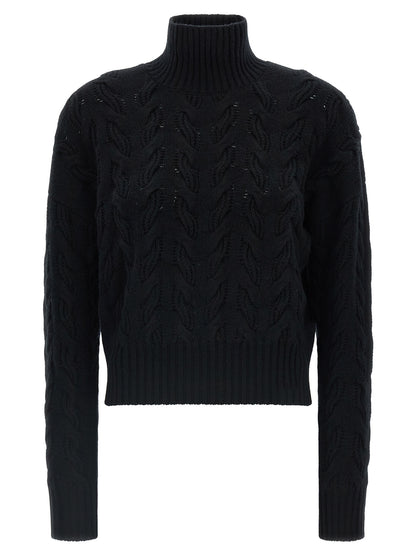 Max Mara Black Wool Cardigan