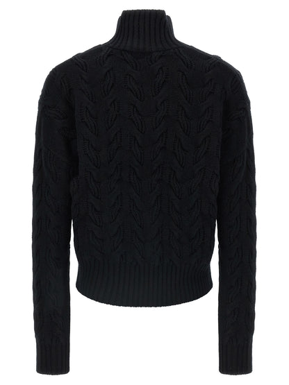 Max Mara Black Wool Cardigan