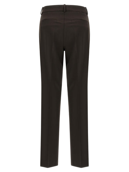 P.A.R.O.S.H. Brown Virgin Wool Dress Pants