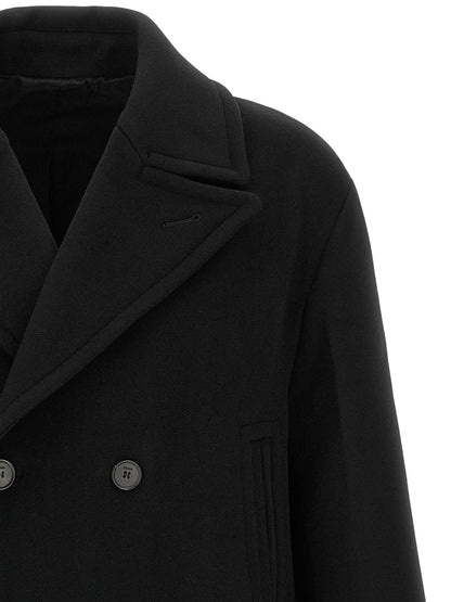 Fendi Black Virgin Wool Coat
