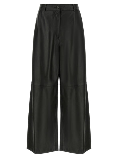 P.A.R.O.S.H. Black Leather Pants