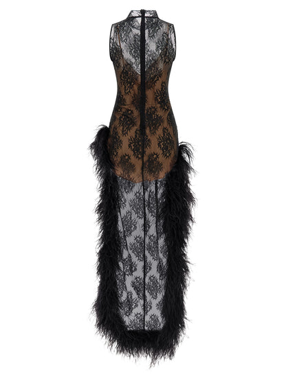 Giuseppe Di Morabito Black Polyester Short Dress