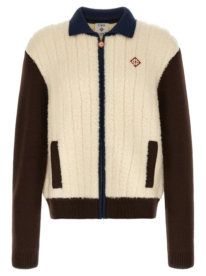 Casablanca Multicolor Wool Full-Length Jacket
