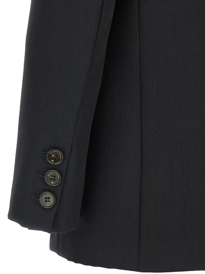 Elisabetta Franchi Black Virgin Wool Blazer