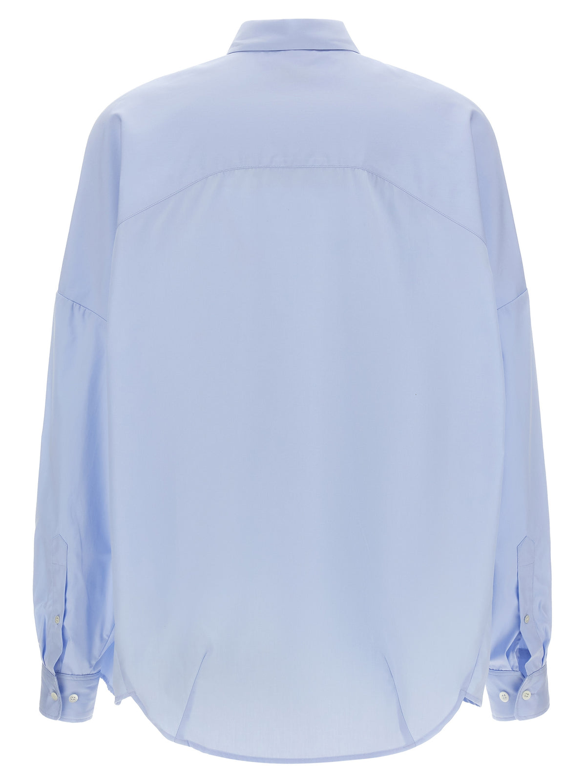 Blouse by Dries Van Noten for women in cotton light-blue, featuring a nuanced and nuanced for a sophisticated finish.