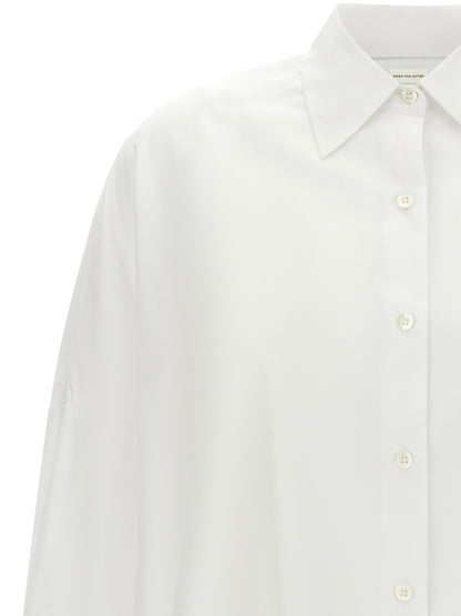 Dries Van Noten White Cotton Blouse