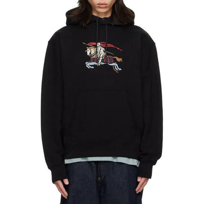 Burberry Black Cotton Hoodie