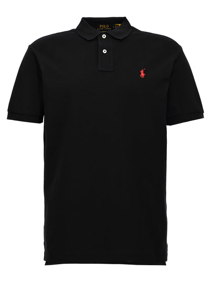 Polo Ralph Lauren Black Cotton Polo Shirt