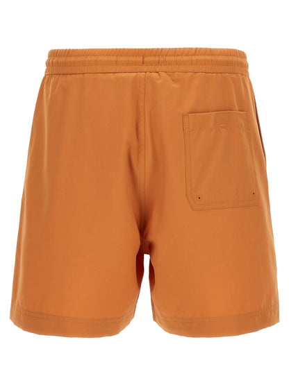 Carhartt Wip Orange Polyester Swim Shorts