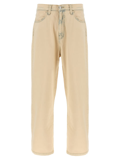 Carhartt Wip Beige Cotton Straight-Leg Jeans