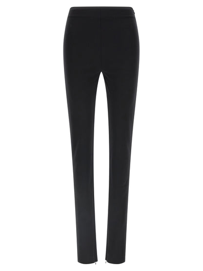 The Andamane Black Viscose Leggings