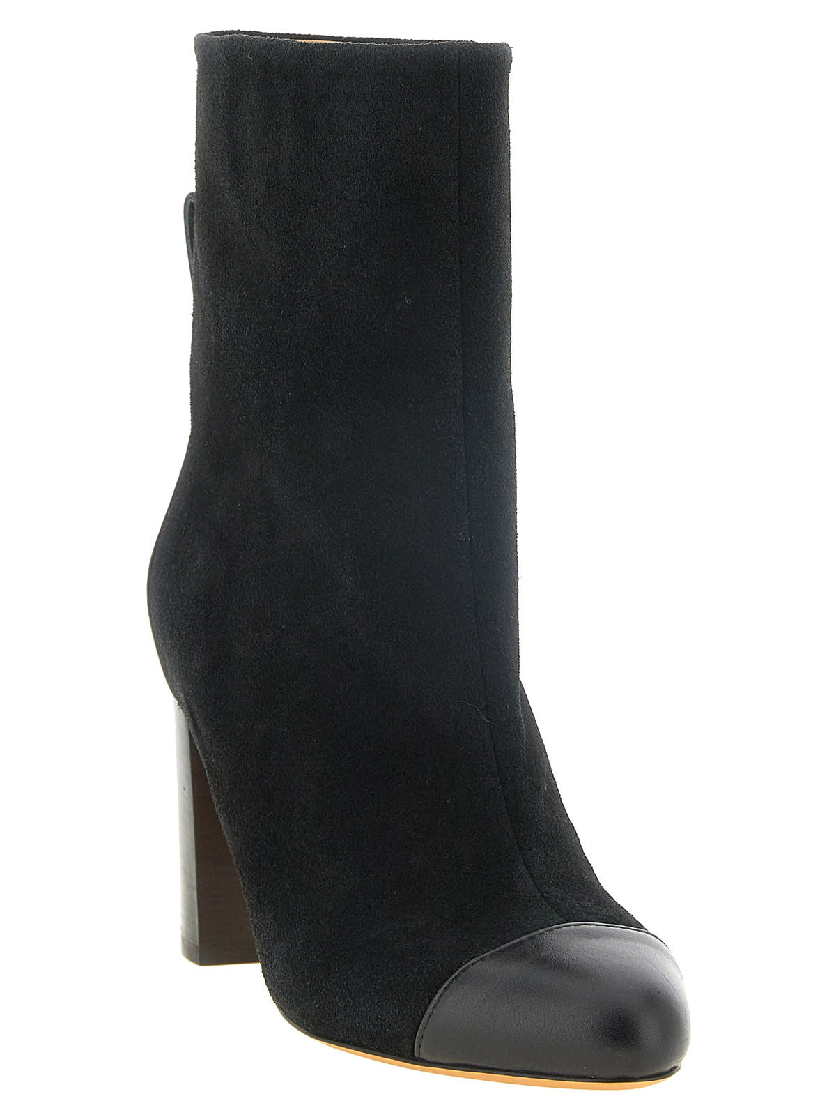 ODISSI Black Calfskin Ankle Boots