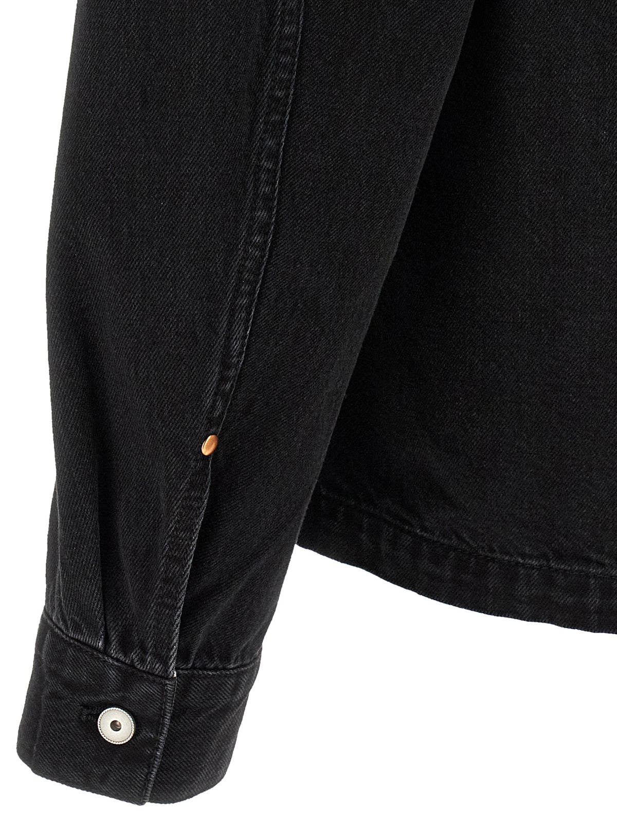 Lemaire Black Cotton Denim Jacket