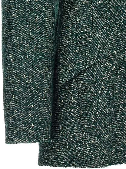 Max Mara Bicolor Virgin Wool Blazer