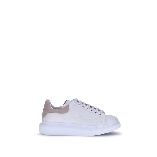 Alexander McQueen White Calf Leather Bos Taurus Platform Sneakers