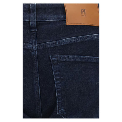 PT Torino Blue Cotton Tapered Jeans
