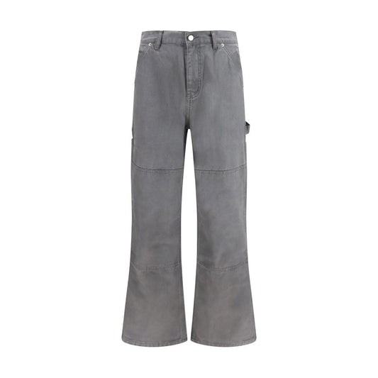 FOUND Gray Cotton Cargo Pants