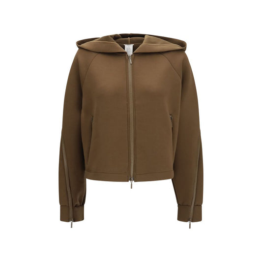 Wolford Brown Polyester Hoodie