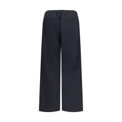 LAMINAR Black Nylon Casual Pants