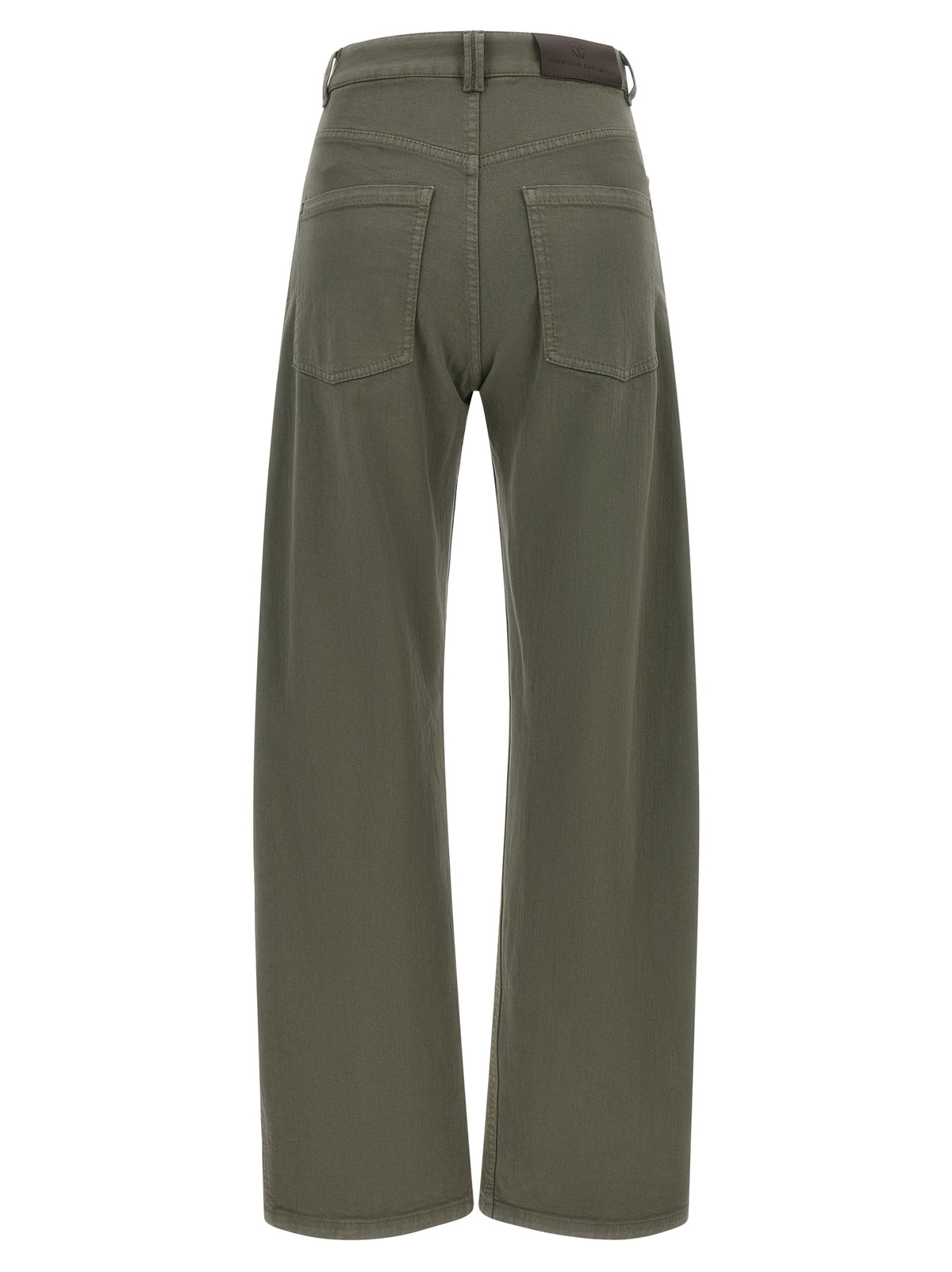 Brunello Cucinelli Bicolor Cotton Jeans Denim