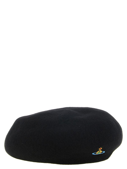 Vivienne Westwood Black Wool Beanie