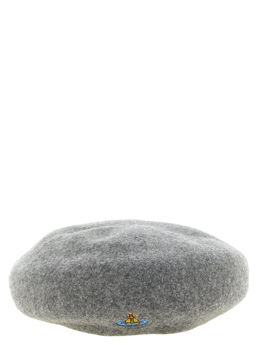Vivienne Westwood Gray Wool Fatcap Hat