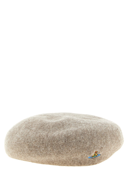 Vivienne Westwood Beige Wool Beanie