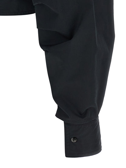 Elisabetta Franchi Black Cotton Blouse