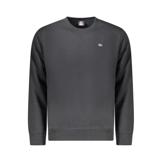 Norway 1963 Black Cotton Men Sweater