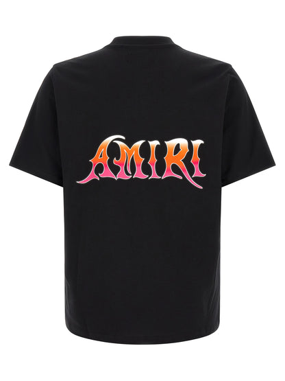 Amiri Black Cotton T-Shirt