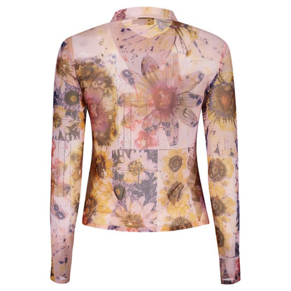 Desigual Pink Polyester Womens Shirt