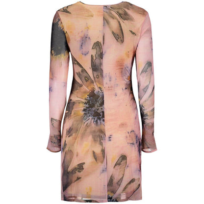 Desigual Pink Polyester Women's Dress