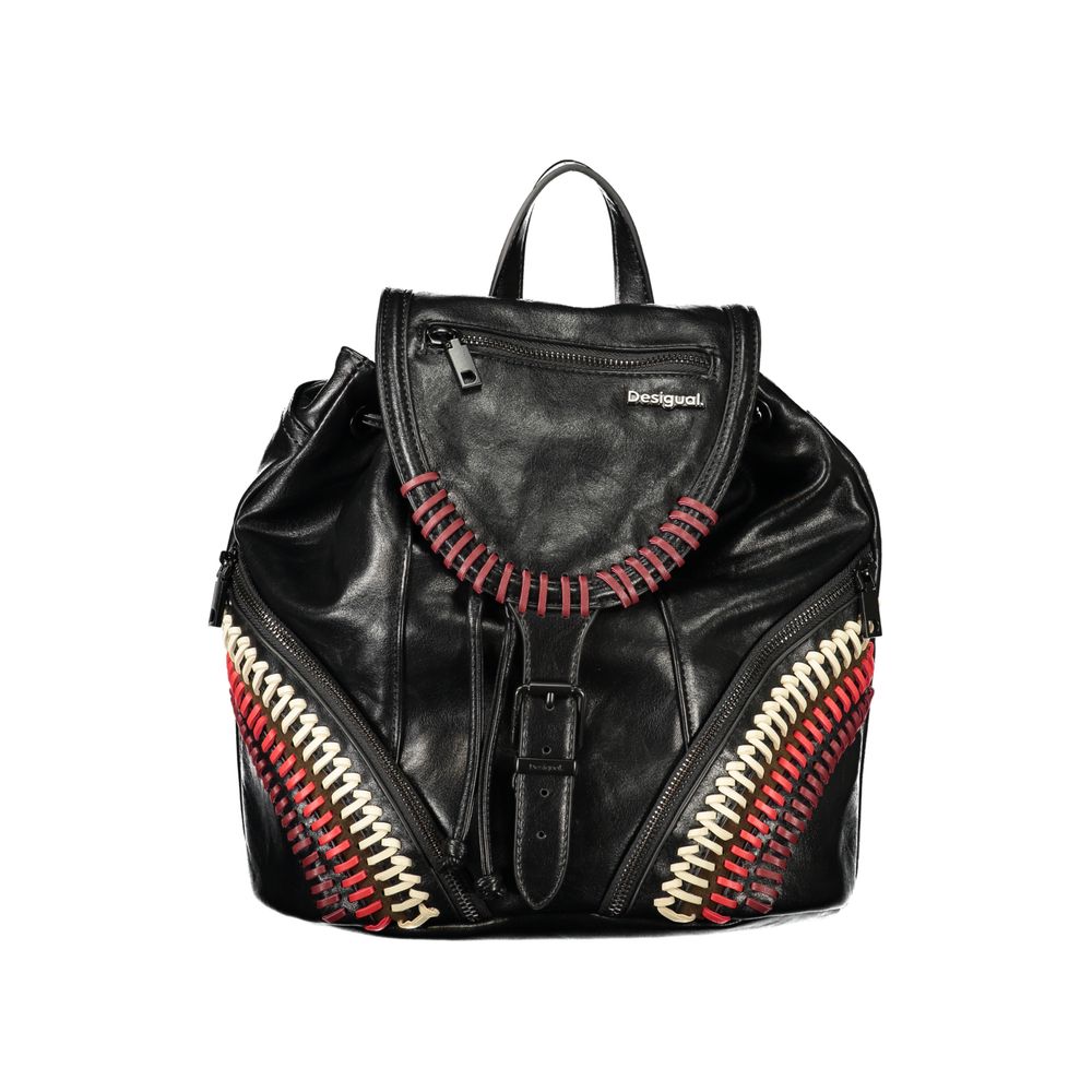 Desigual Black Polyurethane Women's Backpack