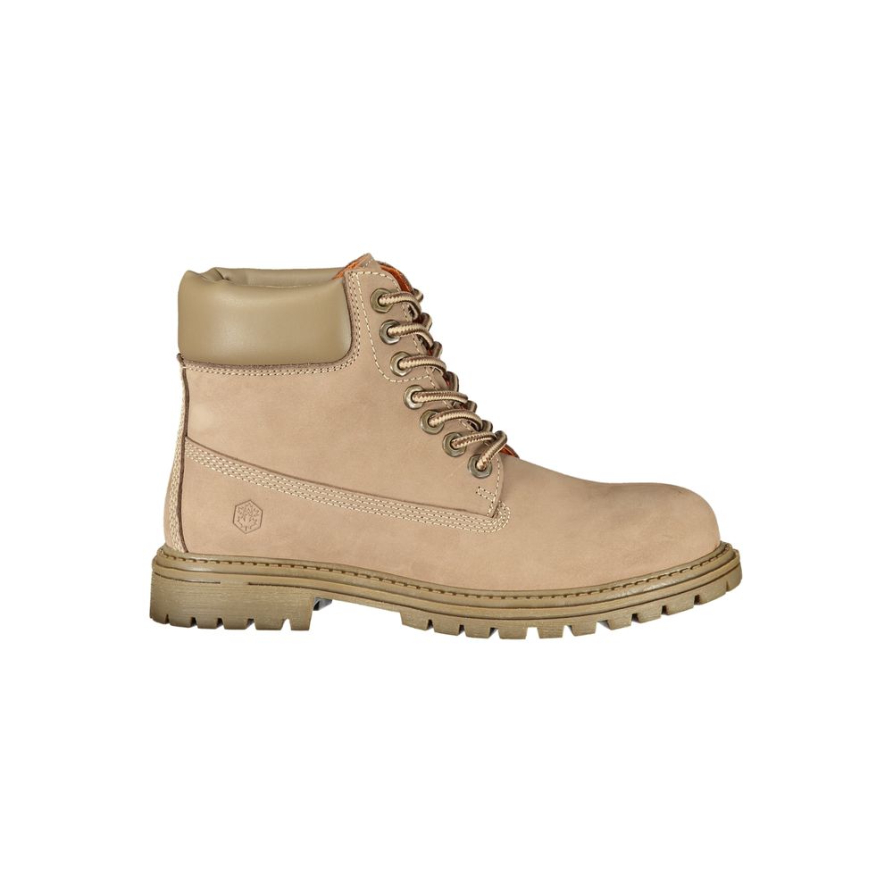 Lumberjack Beige Leather Women's Boot
