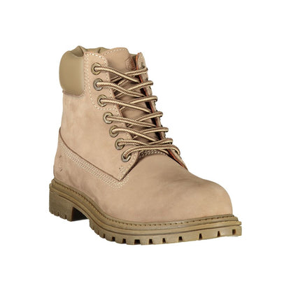 Lumberjack Beige Leather Women's Boot