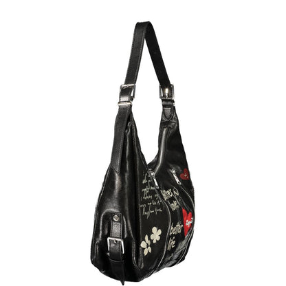 Desigual Nero Poliuretano Donna Bag