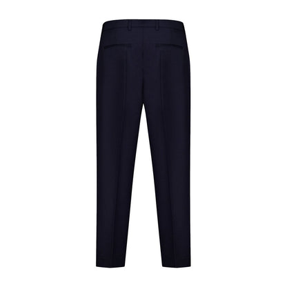 Autore Blue Wool Dress Pants