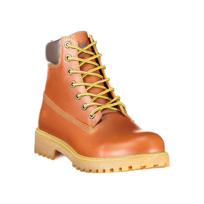 Lumberjack Brown Leather Men's Sneaker
