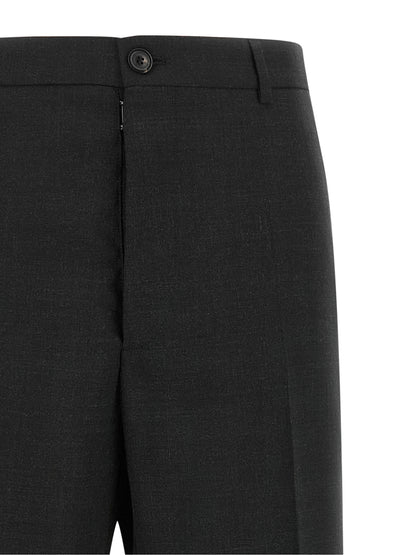 Maison Margiela Gray Wool Dress Pants