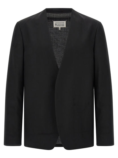Maison Margiela Black Virgin Wool Blazer