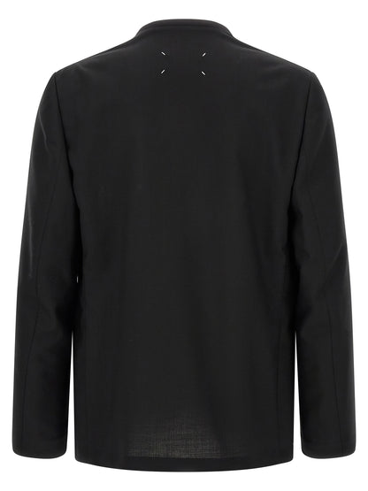 Maison Margiela Black Virgin Wool Blazer